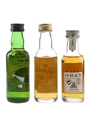 Glen Gordon 8 Year Old, Clan Malt MacCallum & Oban 14 Year Old  3 x 5cl