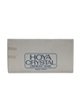Hoya Crystal Champagne Coupe Glasses  12cm Tall
