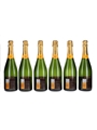 Veuve Clicquot Champagne Dummy Bottles Empty Display Bottles 6 x 75cl