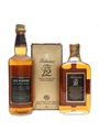 Ballantine's 12 Year Old & Seagram's 100 Pipers Bottled 1980s & 1970s 2 x 75cl