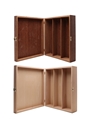 Wooden Presentation Wine Boxes Empty 3 x Triple Bottle