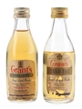 Grant's Standfast Bottled 1970s 2 x 4.7cl