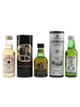 Bruichladdich 10 Year Old, Bunnahabhain 12 Year Old & Laphroaig 10 Year Old Bottled 1990s-2000s 3 x 5cl / 40%