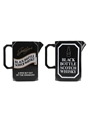 Black Bottle Ceramic Water Jugs Wade PDM 14cm Tall