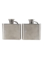Glenfiddich Stainless Hip Flask  2 x 7cm Tall