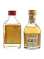 Balvenie Glenlivet & Glenkinchie 10 Year Old Bottled 1980s-1990s 2 x 5cl