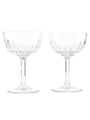 Champagne Coupe Glasses  12.5cm Tall