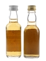 Dalwhinnie 8 Year Old & Dufftown Glenlivet 8 Year Old Bottled 1970s-1980s 2 x 5cl / 40%