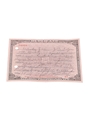 Prohibition Medicinal Liquor Prescription, Dated 1932  