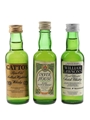Catto's, Inver House & William Lawson's Bottled 1980s 3 x 4.7cl-5cl