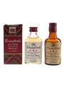 Crawford's 3 Star Bottled 1960s & 1970s 2 x 5cl / 40%