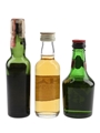 Cutty Sark, John Haig & Vat 69 Bottled 1970s-1980s 3 x 4.7cl-5cl