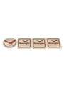 Beneagles Scotch Whisky Coasters  4 x 9.5cm x 9.5cm