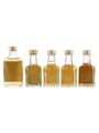 House Of Lords 8 Year Old & Deluxe 12 Year Old Bottled 1970s & 1980s 5 x 4cl-5cl