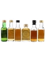 Auld Curlers, Cairngorm, Eilean Donan Dram, McMurphy, Ubique & Slaintheva 12 Year Old Bottled 1970s-1980s 6 x 5cl / 40%