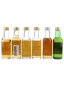 Chancelot Mill, Edinburgh Mist, The Footballer, John O' Groats, Sir Walter Raleigh & Wild Oats Bottled 1970s-1980s 6 x 5cl / 40%