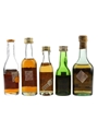 Gonzalez Byass 96, Magno Osbornk Napoleon Jacquet, Rostand 5 Star & Soberano Bottled 1960s-1970s 5 x 5cl