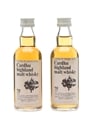 Cardhu 8 Year Old Miniatures Bottled 1970s 2 x 5cl / 43%