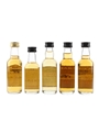 Assorted 10 Year Old Single Malt Auchentoshan, Benriach, Tamnavulin & Tomatin 5 x 5cl