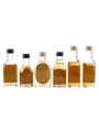 Assorted 12 Year Old Blended Scotch Whisky Bottled 1990s 6 x 4cl-5cl