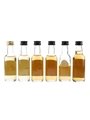 Marks & Spencer Highland Single Malt Scotch Whisky Bottled 1980s & 1990s 6 x 5cl / 40%