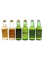 Assorted Blended Scotch Whisky Bottled 1980s 6 x 5cl / 40%