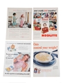 Gilbey's Gin 1950s Advertising Prints 4 x 36cm x 26cm