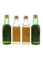 Assorted Blended Scotch Whisky Bottled 1980s 4 x 5cl / 40%