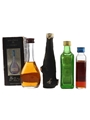 Amadeus Liqueur, Bismark, Schroffen & Liqueur De Genepi Bottled 1970s-1980s 4 x 5cl
