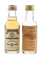 Glen Moray Glenlivet 10 & 15 Year Old Bottled 1980s 2 x 5cl
