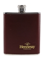 Hennessy Cognac Hip Flask Stainless Steel 13.5cm x 10cm