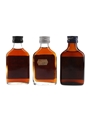 Captain Morgan Black Label, Lamb's & 'Shipmate' Dark Rum Bottled 1970s-1980s 3 x 5cl / 40%