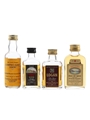 Campbeltown Loch, Edinburgh Castle 12 Year Old, Logan De Luxe & Macleod's 8 Year Old Bottled 1980s 4 x 5cl / 40%