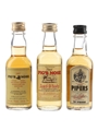 Hundred Pipers & Pig's Nose Bottled 1970s & 1980s 3 x 5cl / 40%