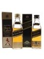 Johnnie Walker Black Label Extra Special & 12 Year Old Bottled 1970s - 1980s 2 x 5cl / 40%