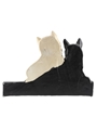 Black & White Ceramic Bottle Display Stand  24cm x 31cm