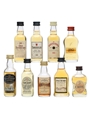 9 x Single Malt Scotch Whisky Miniature 