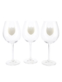 Dom Perignon Champagne Glasses  3 x 24cm Tall