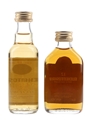 Auchentoshan 10 & 12 Year Old Bottled 1970s-1980s 2 x 5cl / 40%