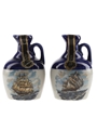 Rutherford's Ceramic Decanters Bottled 1980s 2 x 5cl / 40%