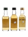 Deanston 12 Year Old, Scottish Parliament 10 Year Old & MacDuff 12 Year Old Bottled 1990s-2000s 3 x 5cl / 40%