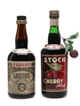 Stock & Fabbri Cherry Brandy Liqueur Bottled 1960 - 1970s 2 x 75cl