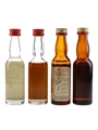 Aquator, Robby Rum, Robinson & Kaptn Lu Rum Bottled 1970s 4 x 5cl / 40%