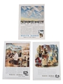 White Horse Adverts 1940s-1950s Advertising Prints 3x 26cm x 36cm