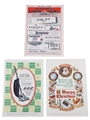 White Horse Adverts 1940s-1950s Advertising Prints 3x 26cm x 36cm