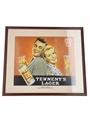Tennent's Lager Framed Advertising Print 38cm x 33cm