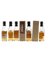 Knockando 1975, 1977, 1978, 1984 & 1986  5 x 5cl