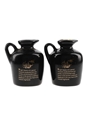 Stag's Breath Liqueur Ceramic Decanter Bottled 1980s 2 x 5cl / 19.8%