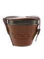 Dewar's White Label Stainless Shot Glasses 4 x 3cm Tall