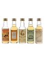 Dad's Dram, The Sailor, Hair Of The Dog, Jan De Groot's Dram & The Southern Upland Way Bottled 1980s-1990s 5 x 5cl / 40%